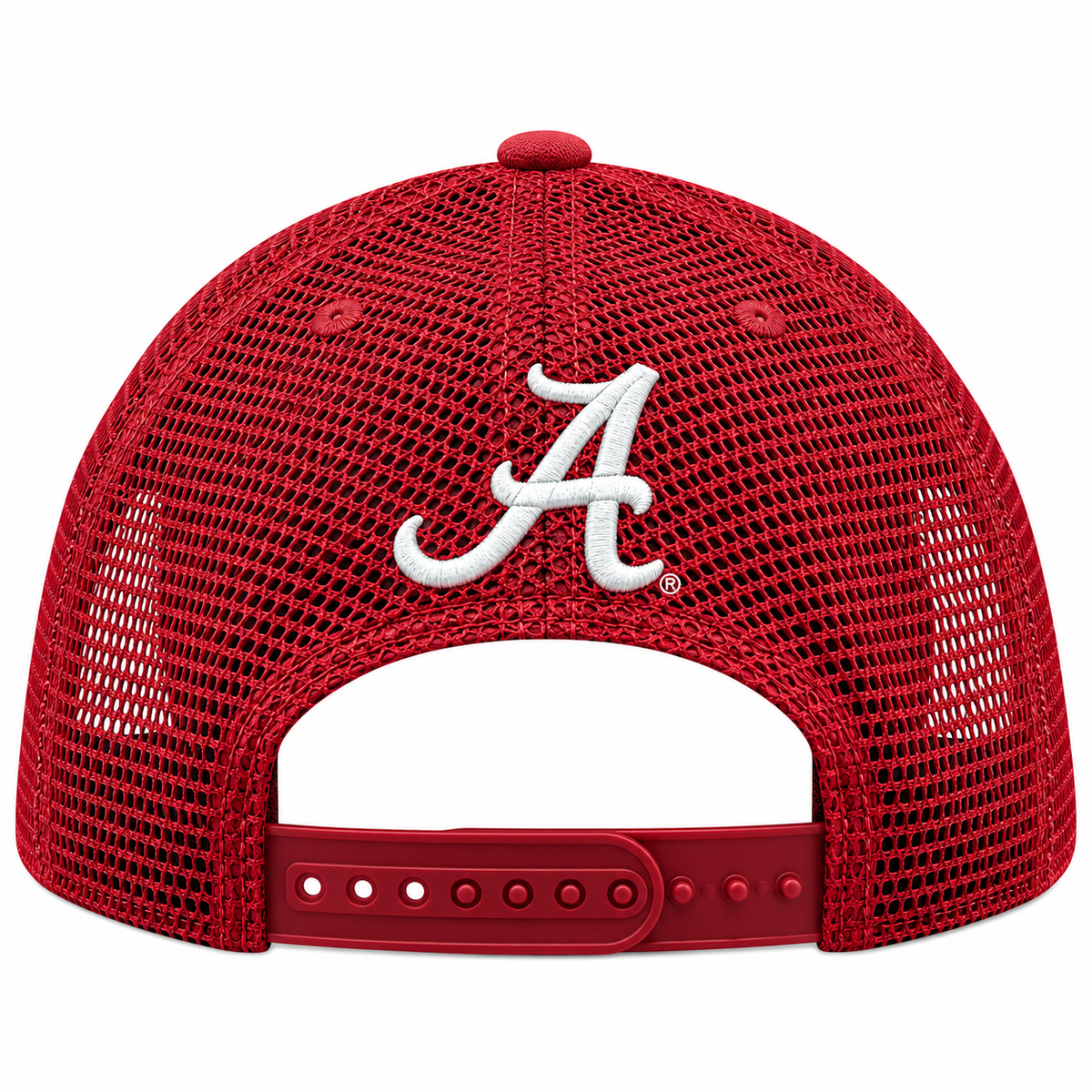 Alabama Crimson Tide Nike Rise Crimson Trucker Adjustable Hat product image 2, provided for visual reference and product
