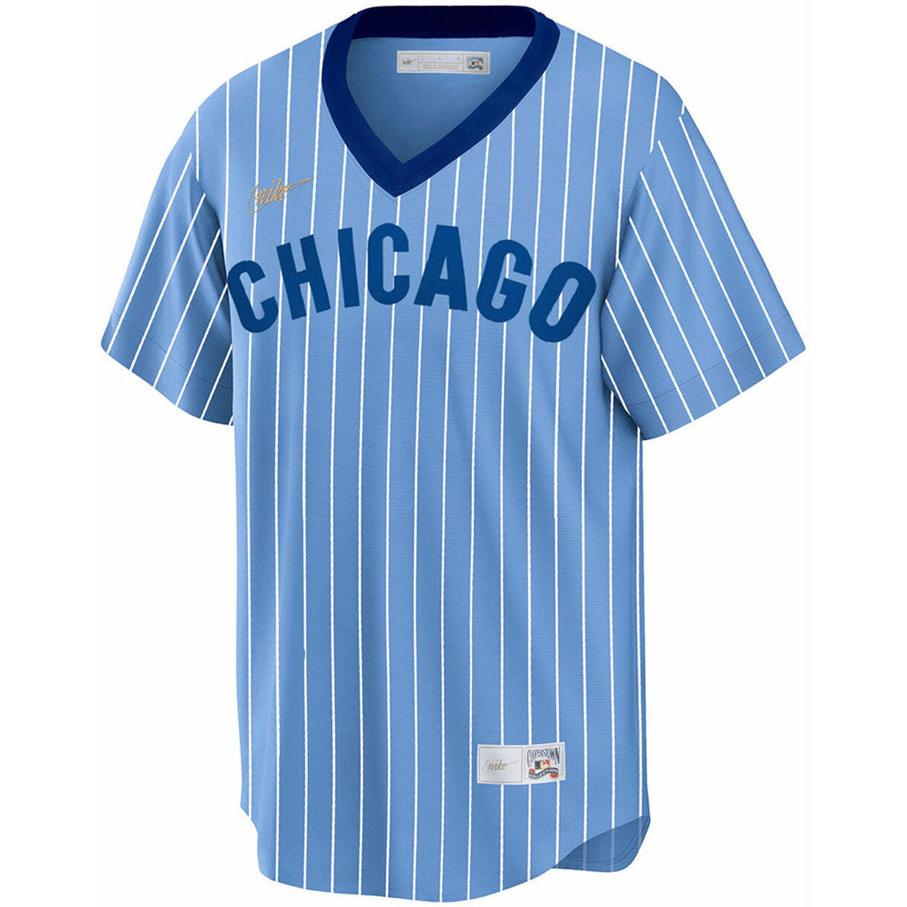 Chicago Cubs Cooperstown Powder Blue 1978 NIKE Blank Replica Jersey for Men product image 1, provided for visual reference