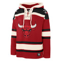 Chicago Bulls 47 Brand Superior Lacer Hoodie Red product image 1
