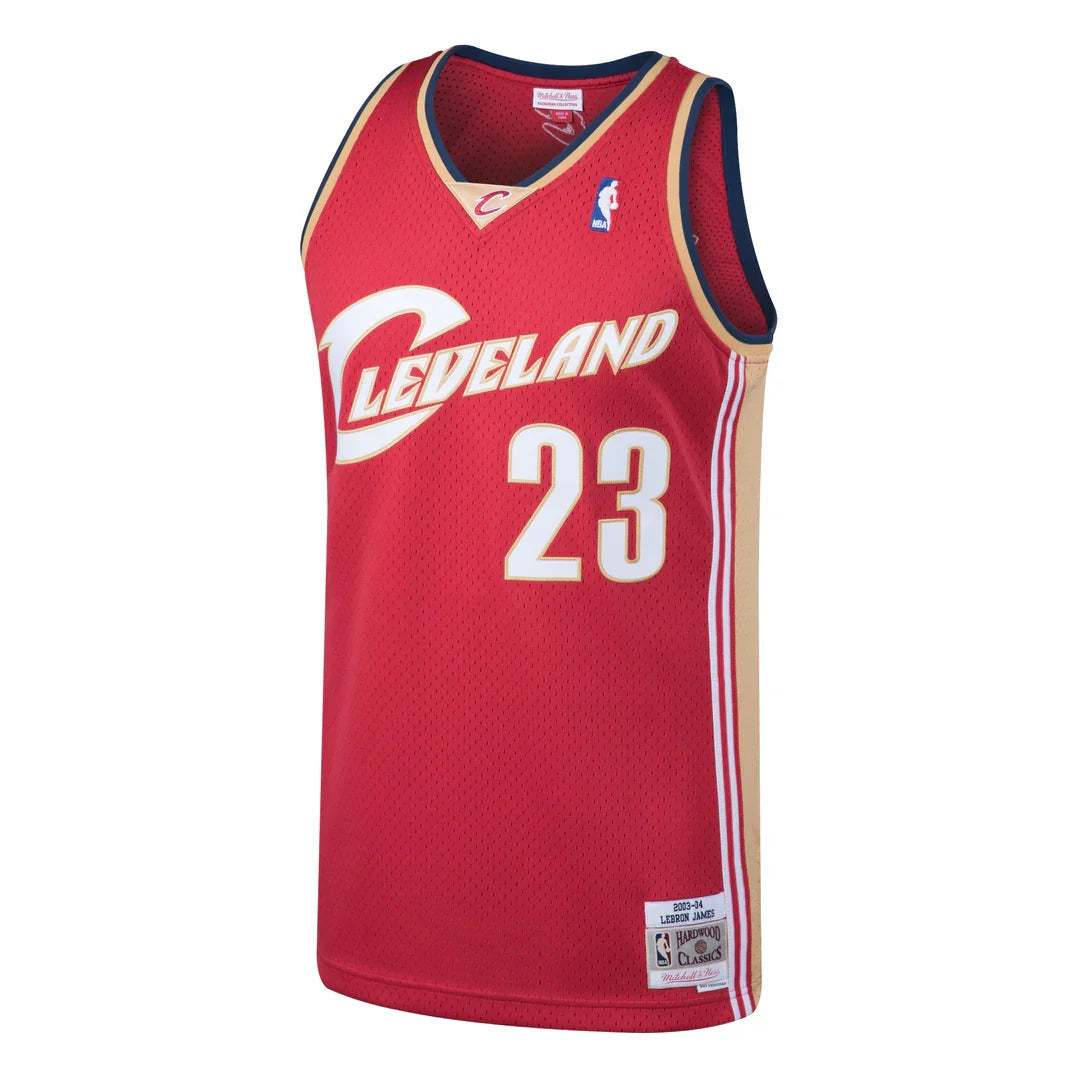 Cleveland Cavaliers Mitchell & Ness LeBron James #23 Wine product image 1