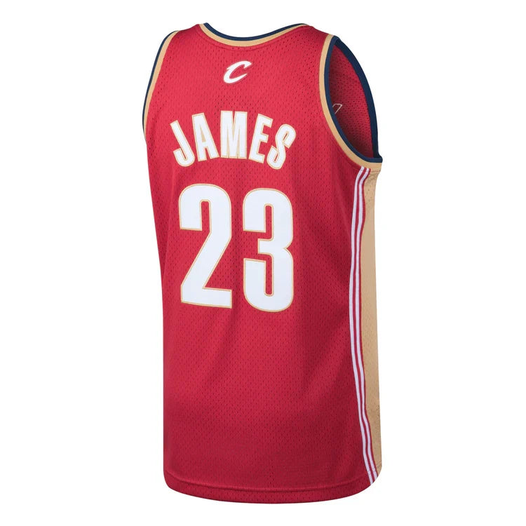 Cleveland Cavaliers Mitchell & Ness LeBron James #23 Wine product image 2