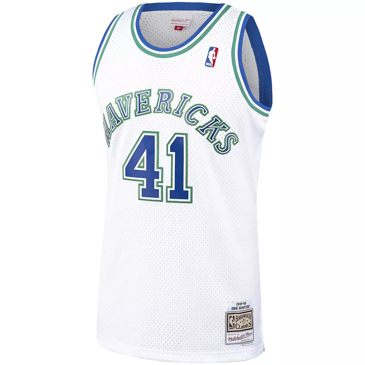 Dallas Mavericks Mitchell & Ness Dirk Nowitzki #41 White product image 3