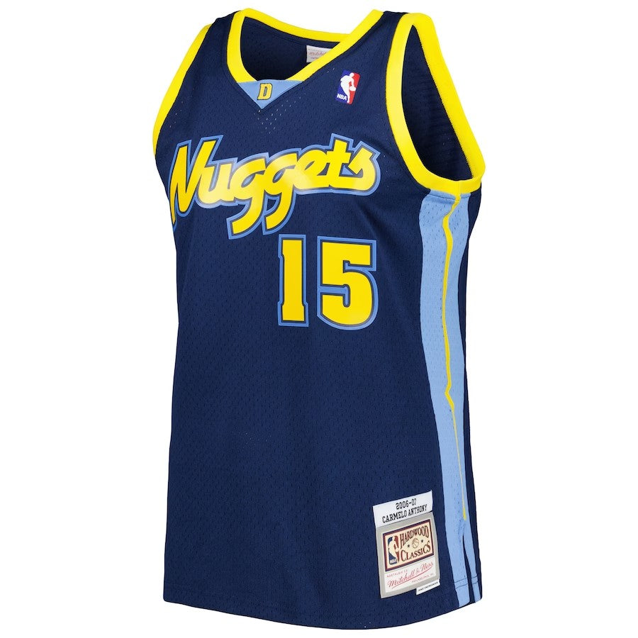 Denver Nuggets Mitchell & Ness Carmelo Anthony #15 Navy product image 1