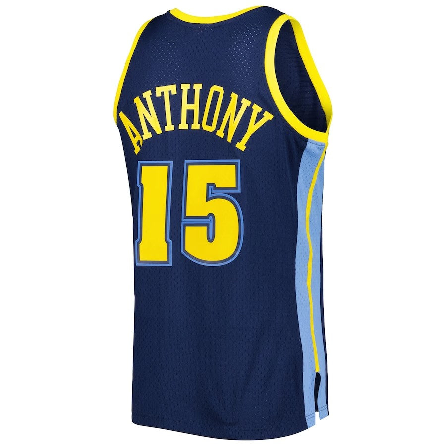 Denver Nuggets Mitchell & Ness Carmelo Anthony #15 Navy product image 2