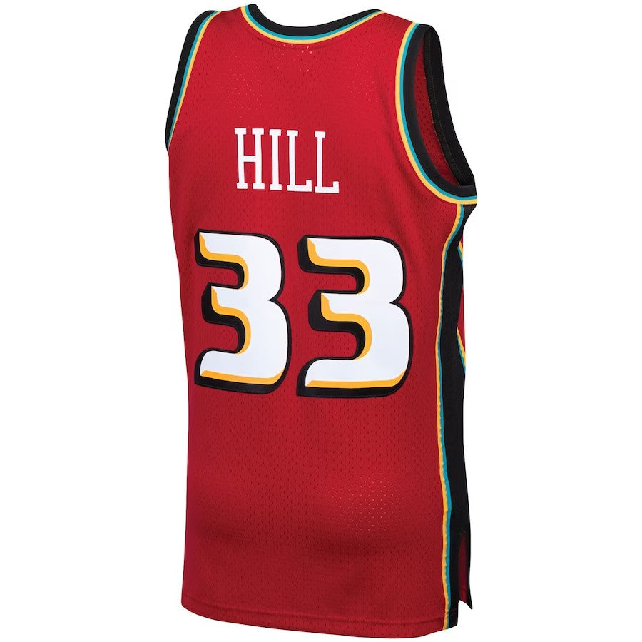 Detroit Pistons Mitchell & Ness Grant Hill #33 Red Hardwood product image 2