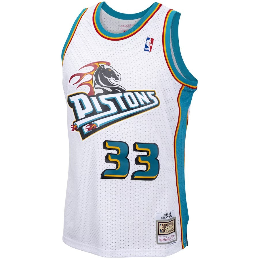 Detroit Pistons Mitchell & Ness Grant Hill #33 White product image 3