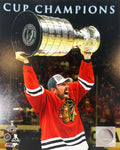 Brad Richards Holding Stanley Cup Chicago Blackhawks Action Photo (8X10) product image 1, provided for visual reference and