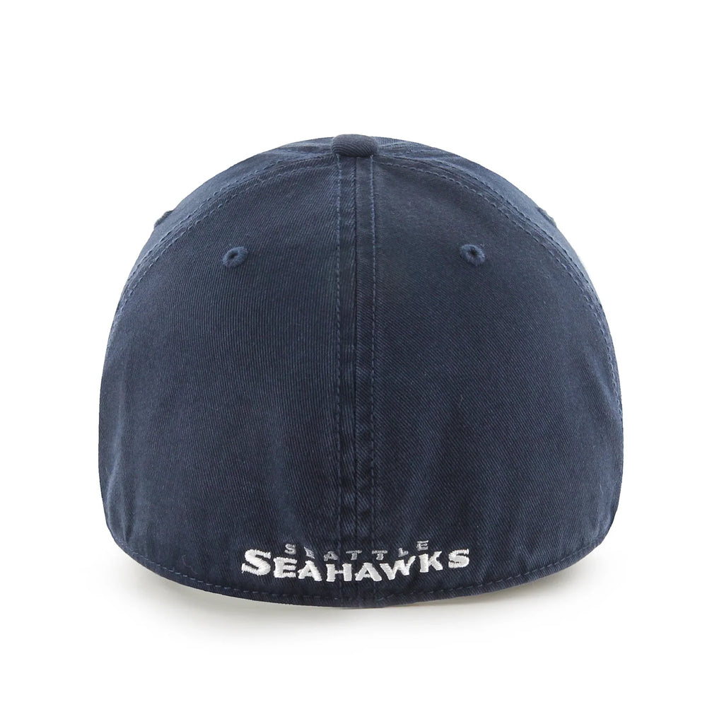 Seattle Seahawks '47 Brand Navy Franchise Fitted Hat product image 3, provided for visual reference and product detail review