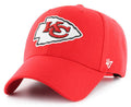 Kansas City Chiefs 47 Brand Red MVP Adjustable Hat product image 1, provided for visual reference and product detail review