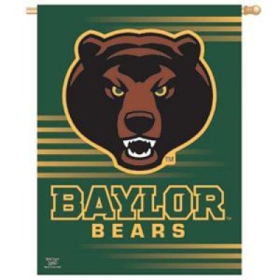 University of Baylor Bears 27" x 37" Vertical Flag product image 1, provided for visual reference and product detail review