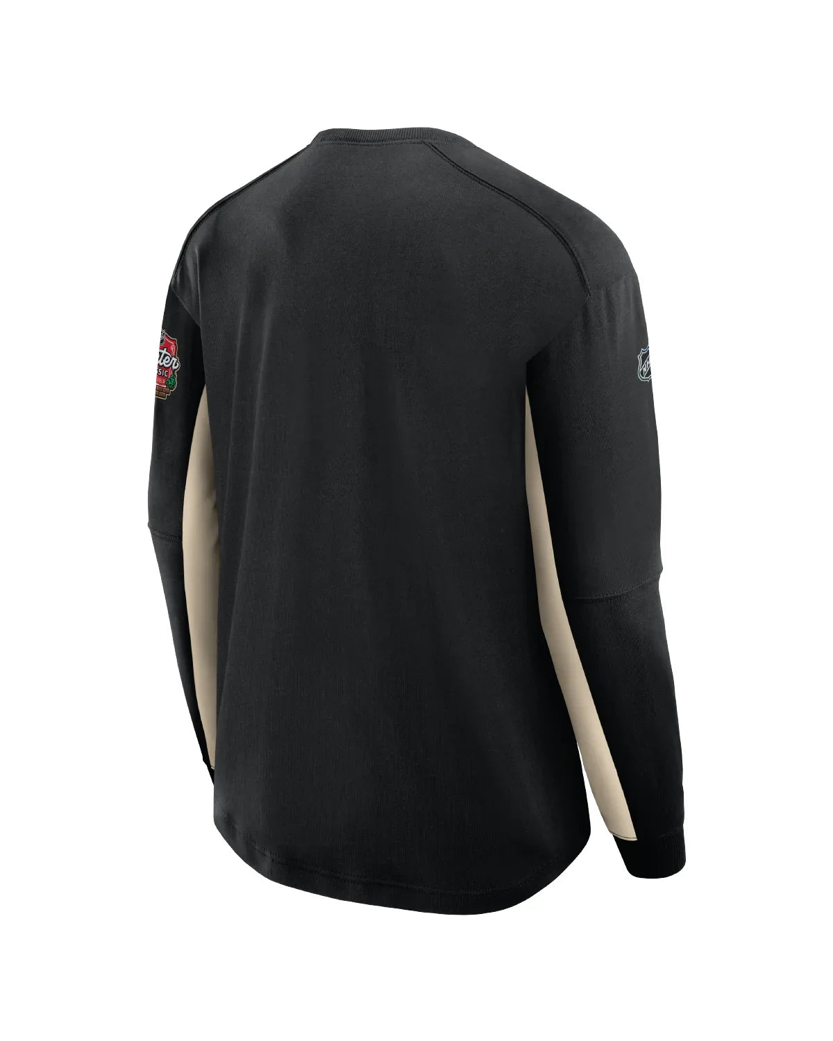 Chicago Blackhawks 2025 NHL Winter Classic Fanatics Authentic Pro Black Crew Neck Long Sleeve Shirt for Men product image 2,