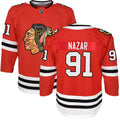 Youth Frank Nazar Chicago Blackhawks Red Home NHL Premier Premium Jersey product image 1, provided for visual reference and