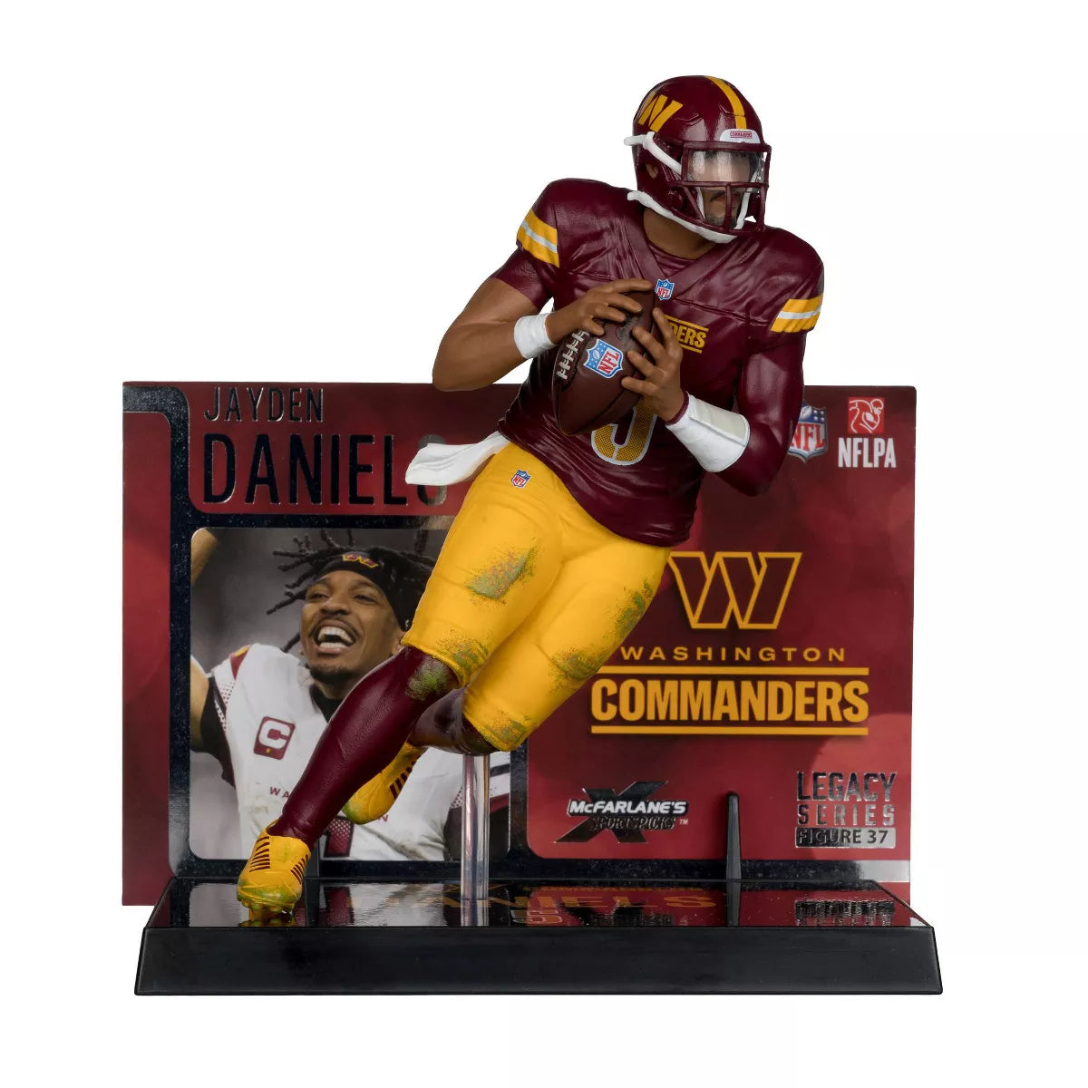 Jayden Daniels Washington Commanders Sportspicks Legacy Series McFarlane Figure product image 1, provided for visual