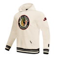 Chicago Blackhawks Pro Standard Retro Classic Eggshell Hoodie for Men product image 1, provided for visual reference and