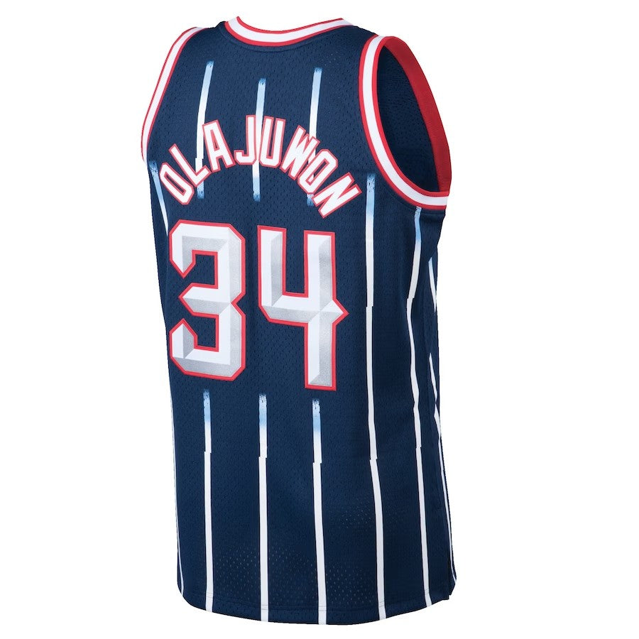 Houston Rockets Mitchell & Ness Hakeem Olajuwon #34 Navy product image 2