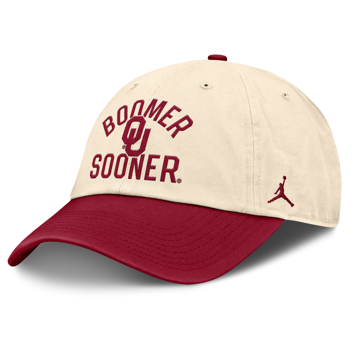 Oklahoma Sooners Nike Unisex 2026 Primetime Natural 2-Tone Club Adjustable Hat - Natural product image 1, provided for