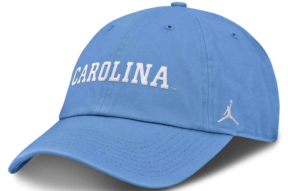 North Carolina Tar Heels Nike Club Valor Blue Unstructured Adjustable Hat product image 1, provided for visual reference and