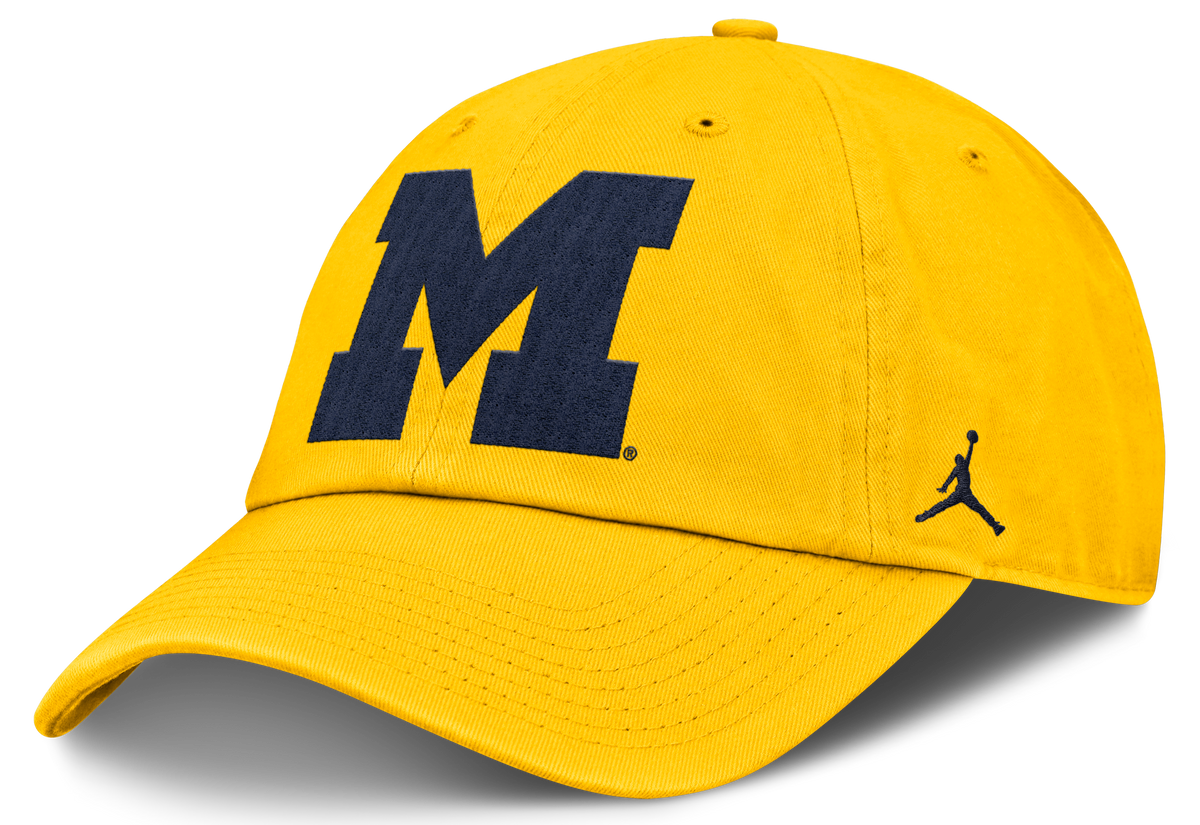 Michigan Wolverines Nike Maize Club Primetime Adjustable Hat product image 1, provided for visual reference and product