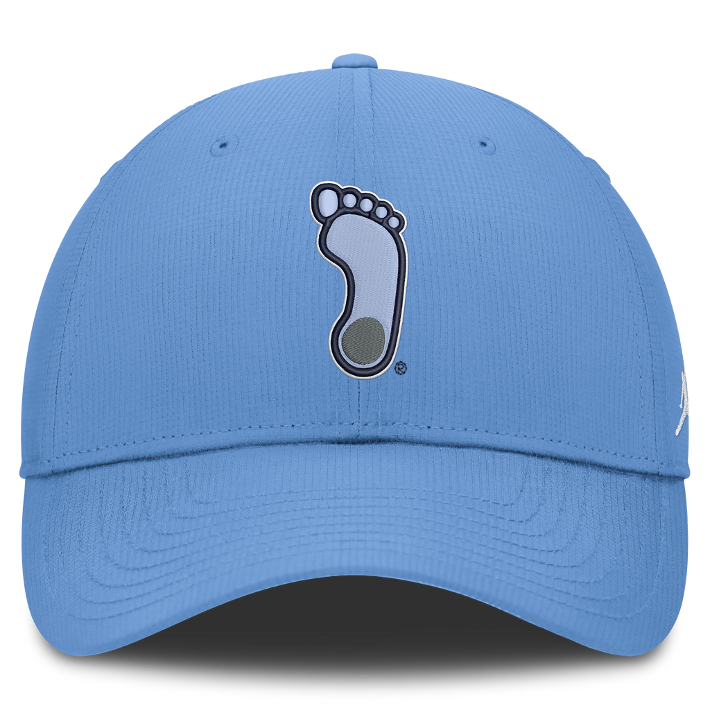 North Carolina Tar Heels Jordan Brand Club Performance Adjustable Hat-Valor Blue product image 2, provided for visual