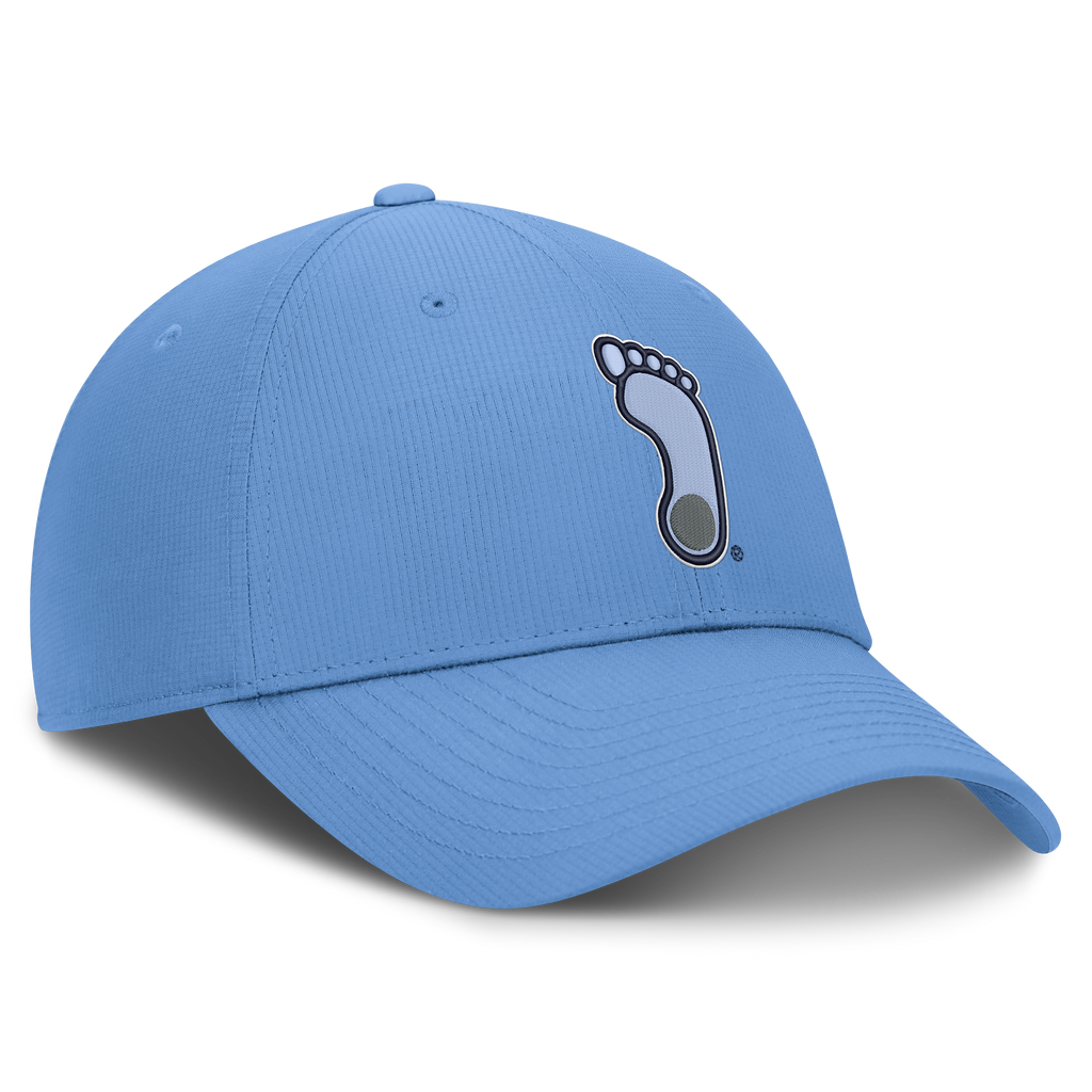 North Carolina Tar Heels Jordan Brand Club Performance Adjustable Hat-Valor Blue product image 3, provided for visual