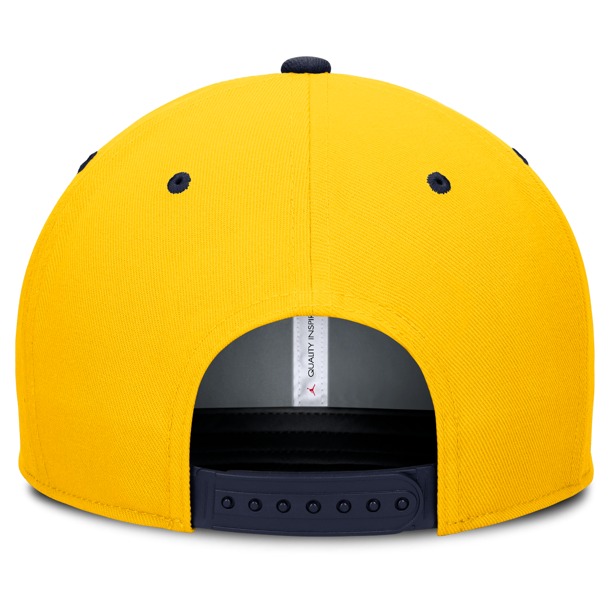 Michigan Wolverines Nike Pro Local Navy Jumpman Adjustable Snapback Hat product image 4, provided for visual reference and