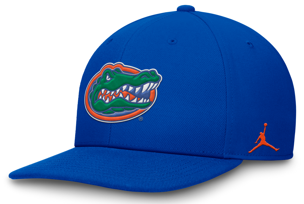 Florida Gators Jumpman Blue Club Snapback Adjustable Hat product image 1, provided for visual reference and product detail