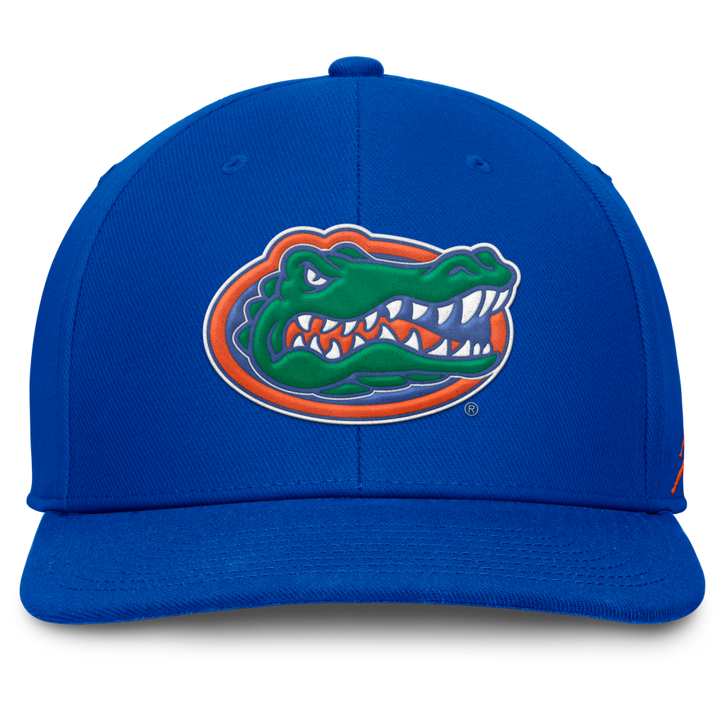 Florida Gators Jumpman Blue Club Snapback Adjustable Hat product image 2, provided for visual reference and product detail