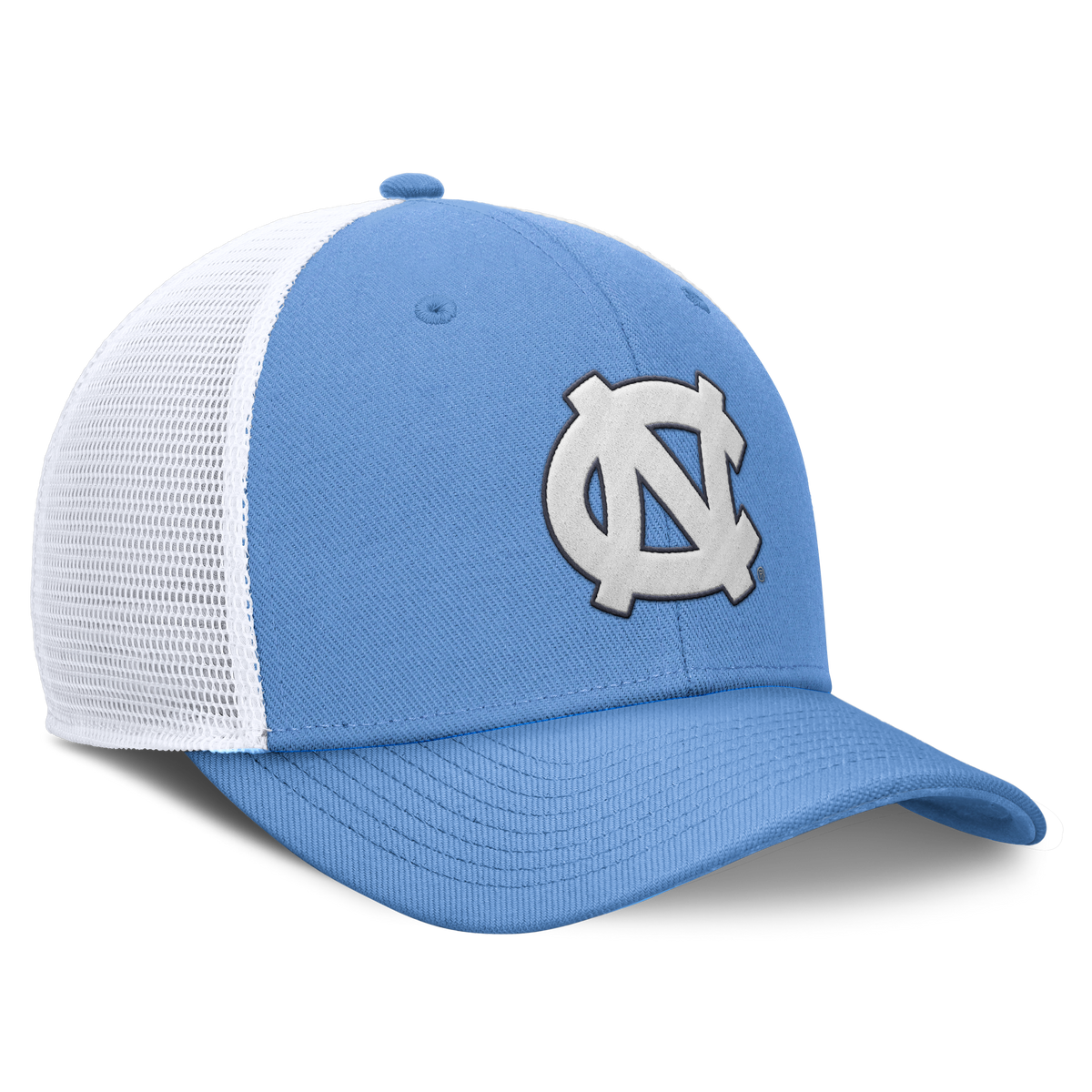North Carolina Tar Heels Valor Blue Nike Jumpman Club Trucker Adjustable Hat product image 3, provided for visual reference