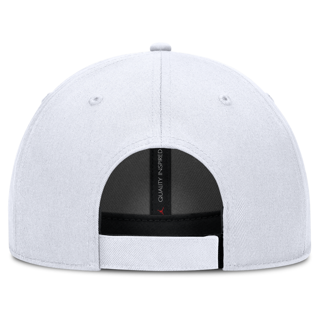 North Carolina Tar Heels Nike White Club Dri-Fit Adjustable Hat product image 4, provided for visual reference and product