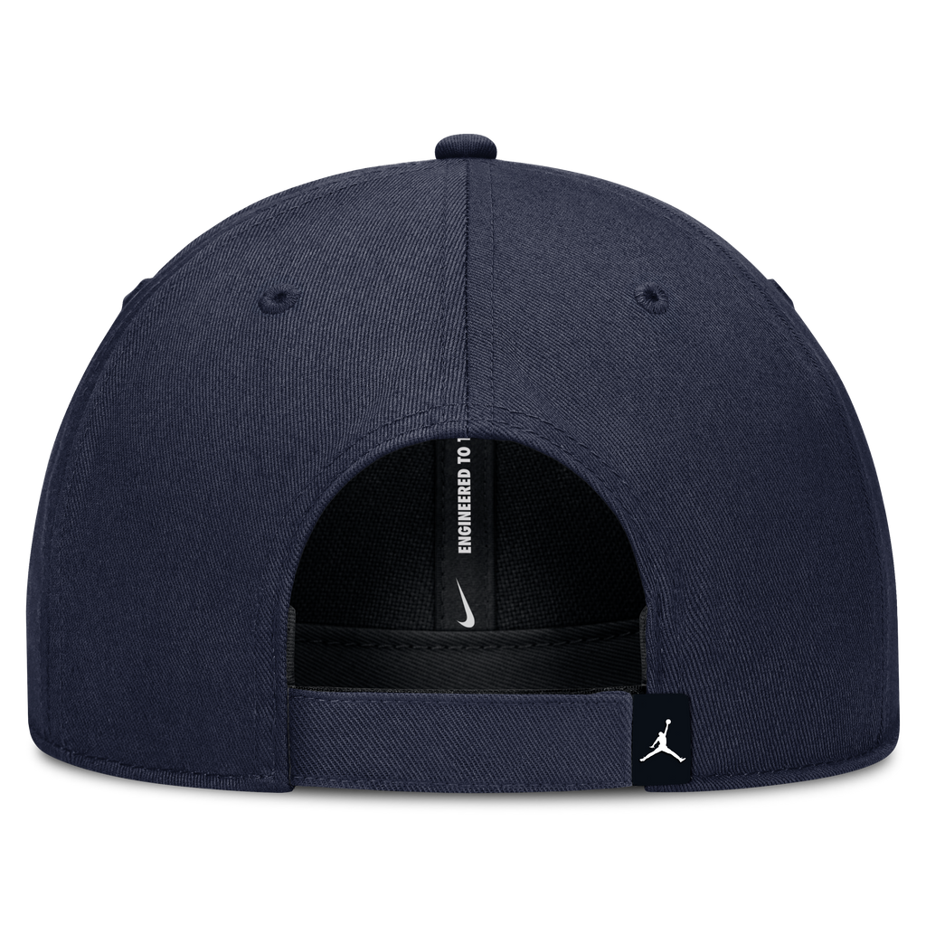 Michigan Wolverines Jordan Brand Primetime Rise Adjustable Hat - Navy product image 4, provided for visual reference and