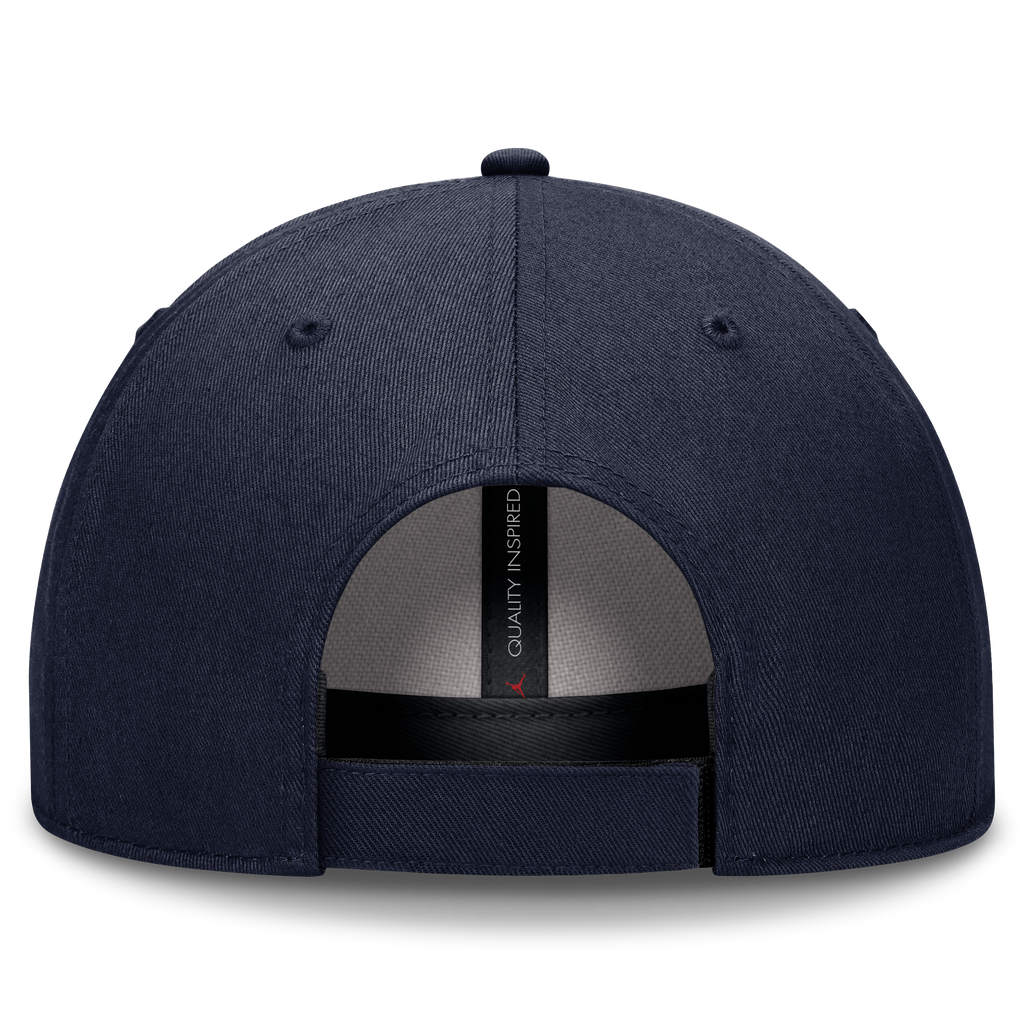 Michigan Wolverines Jumpman Navy Club Adjustable Hat product image 4, provided for visual reference and product detail review