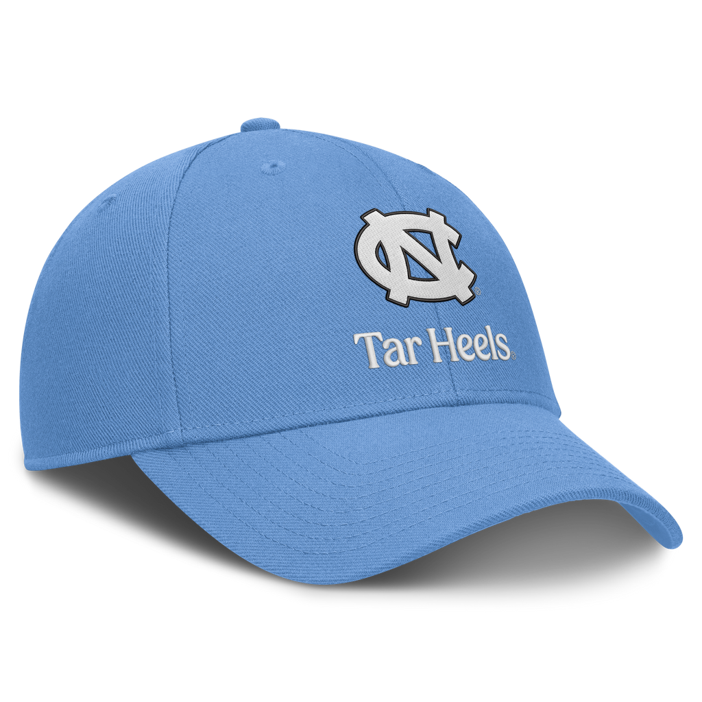 North Carolina Tar Heels Jordan Brand Primetime Rise Adjustable Hat - Carolina Blue product image 3, provided for visual