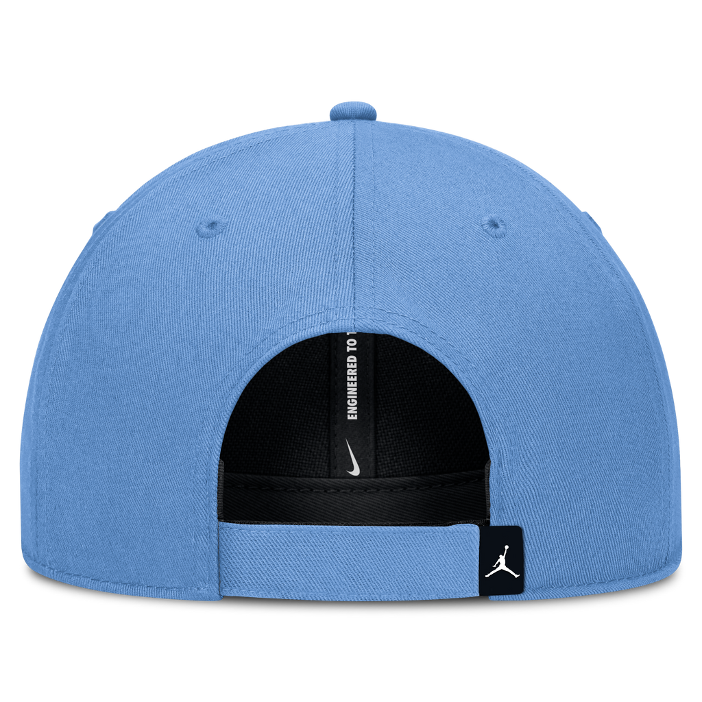 North Carolina Tar Heels Jordan Brand Primetime Rise Adjustable Hat - Carolina Blue product image 4, provided for visual