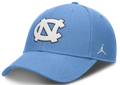 North Carolina Tar Heels Valor Blue Nike Jumpman Club Adjustable Hat product image 1, provided for visual reference and
