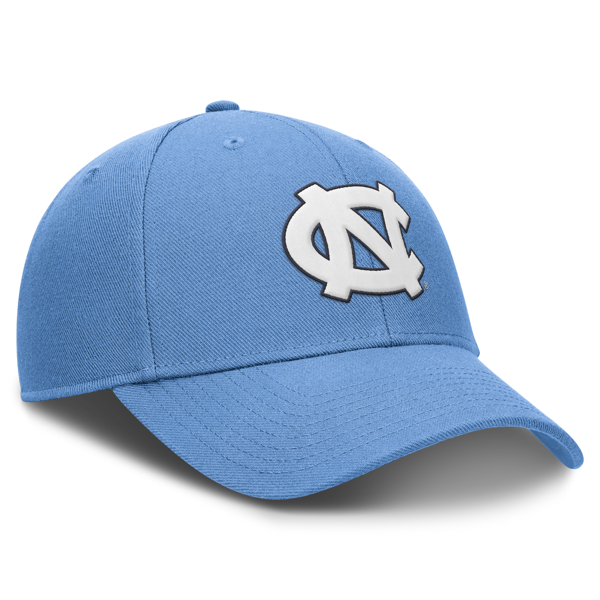 North Carolina Tar Heels Valor Blue Nike Jumpman Club Adjustable Hat product image 3, provided for visual reference and