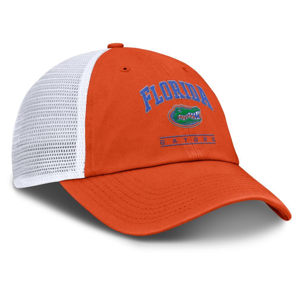 Florida Gators Nike Orange Jumpman Club Unstructured Adjustable Trucker Hat product image 2, provided for visual reference
