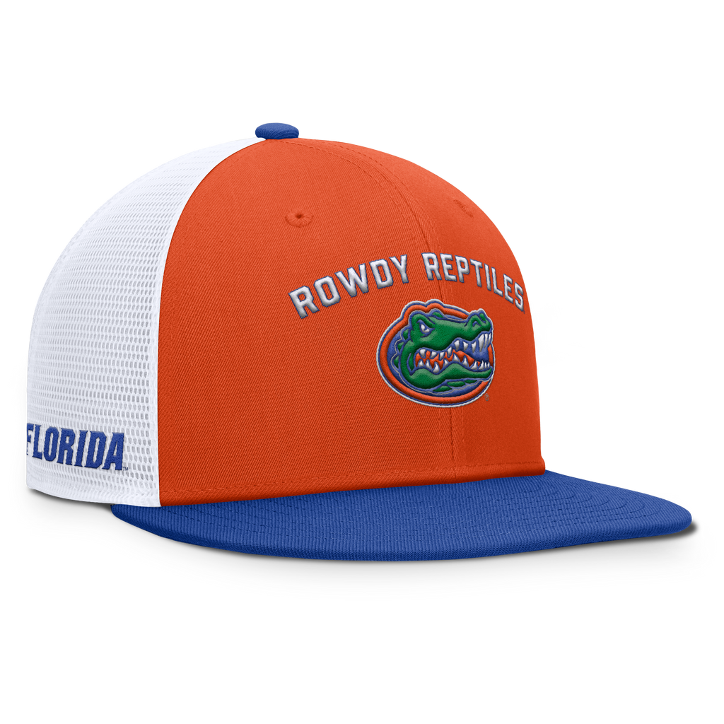 Florida Gators Nike Pro Primetime Jumpman Adjustable Trucker Snapback Hat product image 3, provided for visual reference and