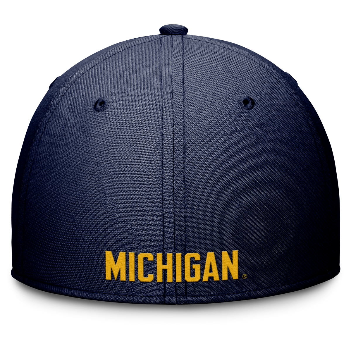 Michigan Wolverines Jordan Brand Rise Primetime Flex Hat-Navy product image 4, provided for visual reference and product