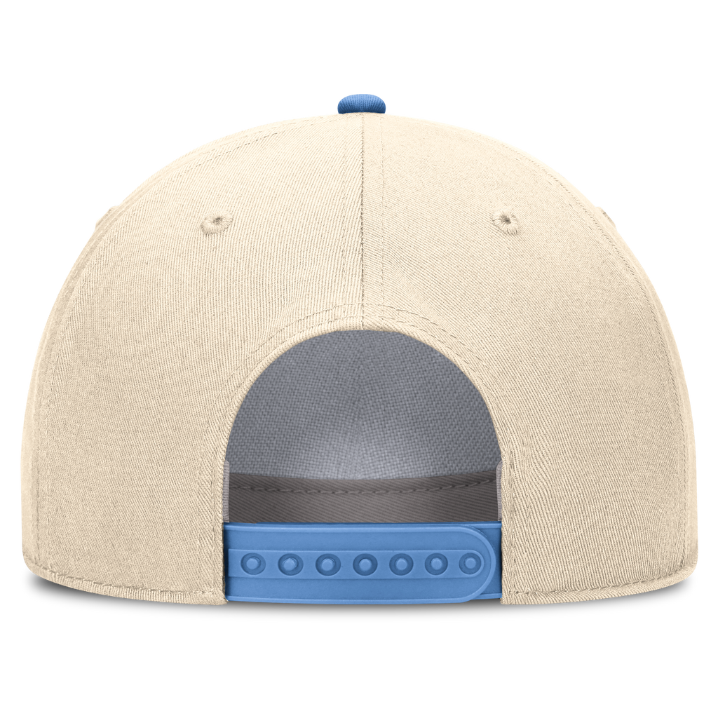 North Carolina Tar Heels Jordan Brand Unisex 2026 Primetime Natural 5-Panel Rope 2-Tone Rise Hat - Natural product image 4,