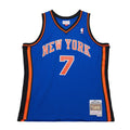 New York Knicks Carmelo Anthony Mitchell & Ness Blue 2010-11 Hardwood Classics Swingman Jersey for Men product image 1,