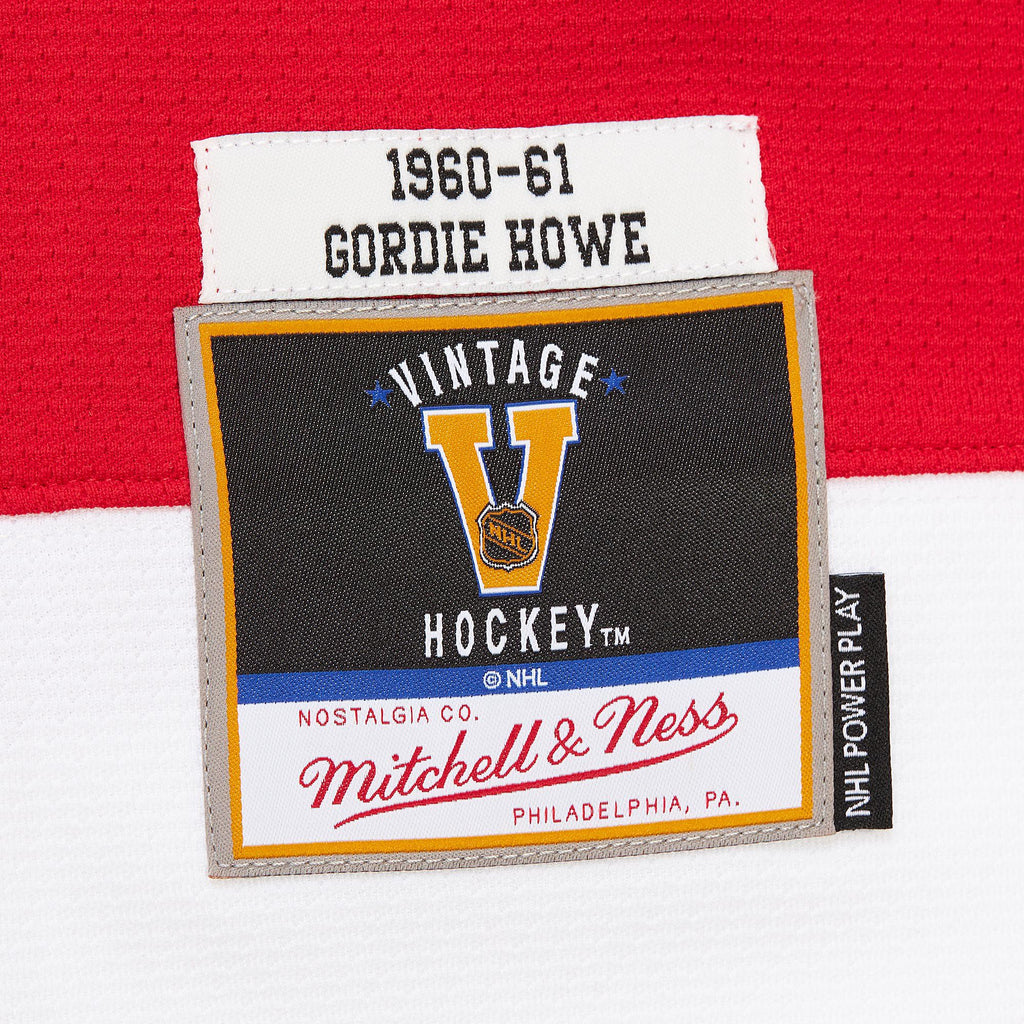 Mitchell & Ness Men Detroit Red Wings Gordie Howe #9 1960 Red Power Play Vintage Replica Jersey product image 4, provided