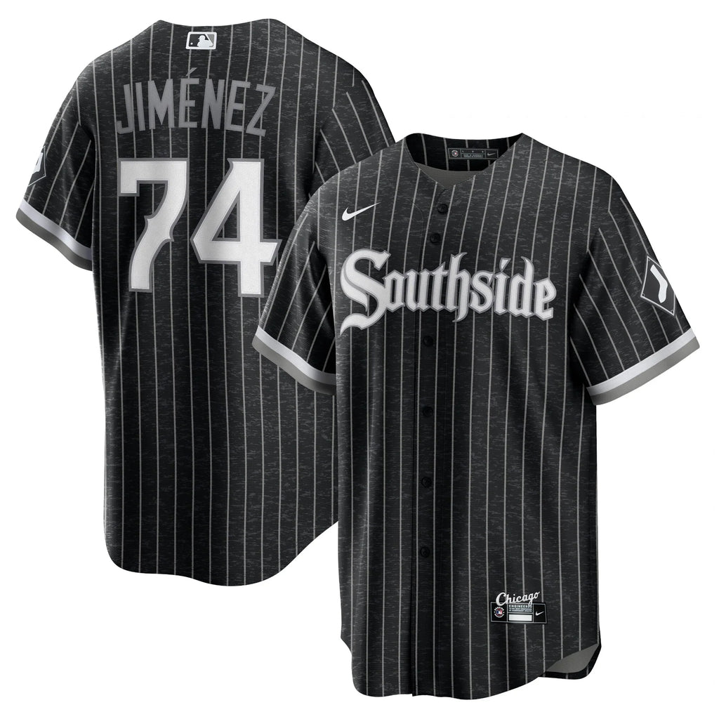 Eloy Jiménez Chicago White Sox Nike Black City Connect Replica Jersey for Men product image 1, provided for visual reference