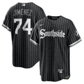 Eloy Jiménez Chicago White Sox Nike Black City Connect Replica Jersey for Men product image 1, provided for visual reference