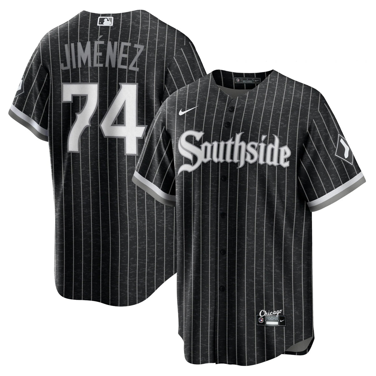 Eloy Jiménez Chicago White Sox Nike Black City Connect Replica Jersey for Men product image 1, provided for visual reference