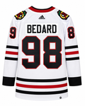 Connor Bedard Chicago Blackhawks adidas White Away Primegreen Authentic Pro Jersey for Men product image 1, provided for