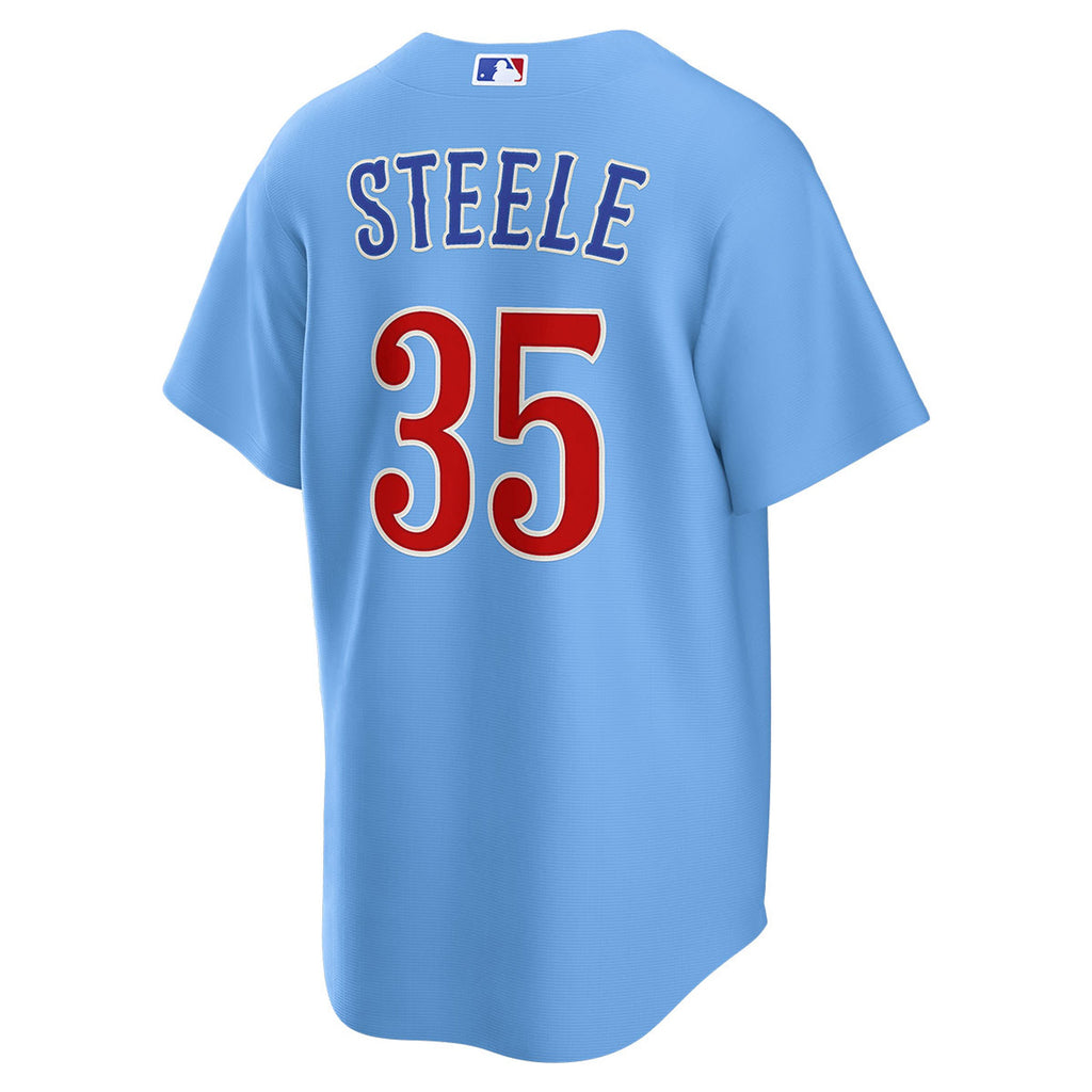 Justin Steele #35 Chicago Cubs Nike Light Blue 2nd Alternate Replica Jersey for Men product image 2, provided for visual