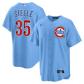 Justin Steele #35 Chicago Cubs Nike Light Blue 2nd Alternate Replica Jersey for Men product image 1, provided for visual