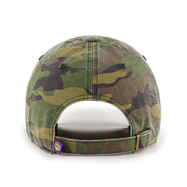 Los Angeles Lakers 47 Brand Camo Clean Up Adjustable Dad Hat product image 2