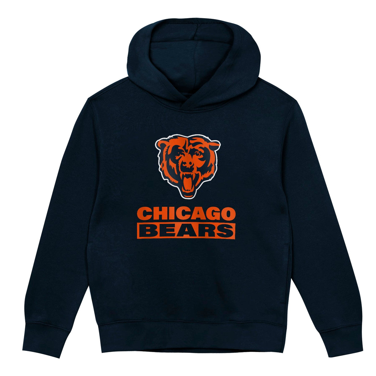 Chicago Bears Youth Crew Neck Sweatshirt Navy product image 2, provided for visual reference and product detail review