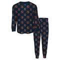 Kids Chicago Bears Child Navy Allover Print Top and Pant Pajama Set product image 1, provided for visual reference and